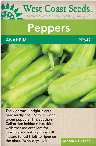 Pepper Anaheim - West Coast Seeds