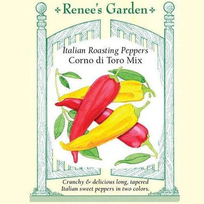 Pepper Corno di Toro Mix - Renee's Garden Seeds