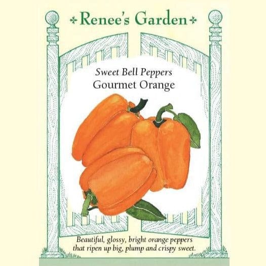 Peppers Gourmet Orange - Renee's Garden Seeds