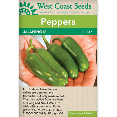Peppers Jalapeno M - West Coast Seeds