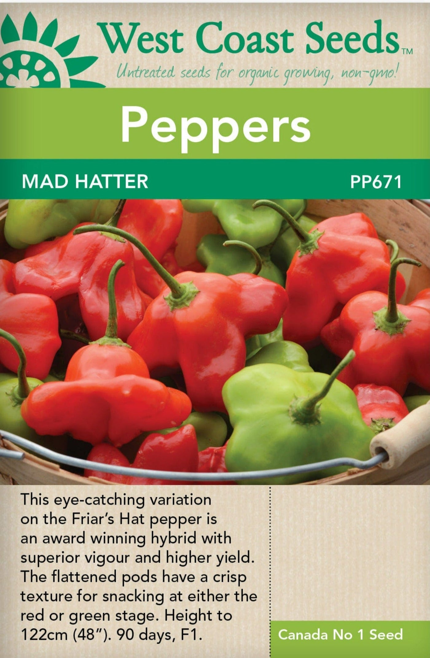 Pepper Mad Hatter - West Coast Seeds