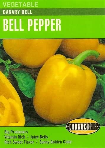 Pepper Sweet Canary Bell - Cornucopia Seeds