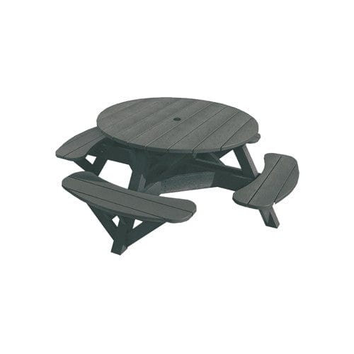 T50 PICNIC TABLE (colour frame) SLATE GRAY 18 CR PLASTICS OUTDOOR FURNITURE