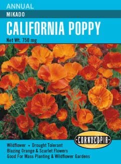 Poppy California Mikado - Cornucopia Seeds