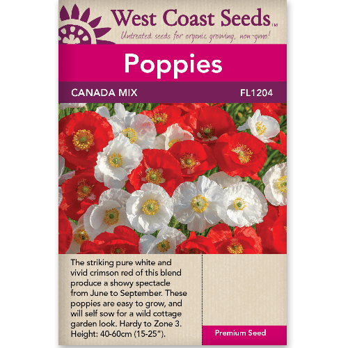 Poppies Canada Mix - West Coast Seeds