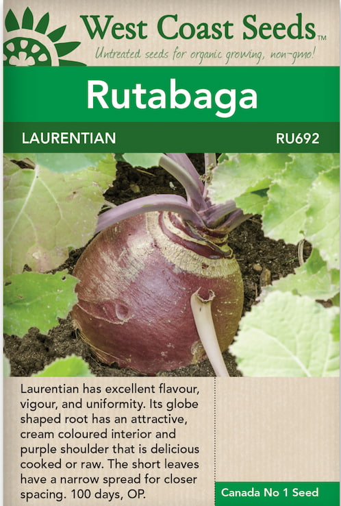 Rutabaga Laurentian - West Coast Seeds