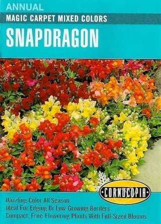 Snapdragon Magic Carpet Mix - Cornucopia Seeds