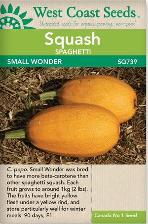 Squash Small Wonder - West Coast Seeds