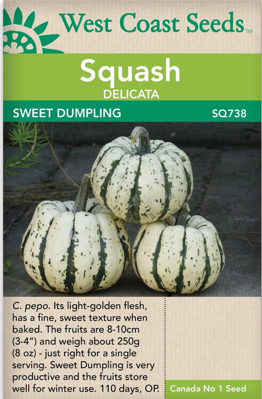 Squash Sweet Dumpling - West Coast Seeds