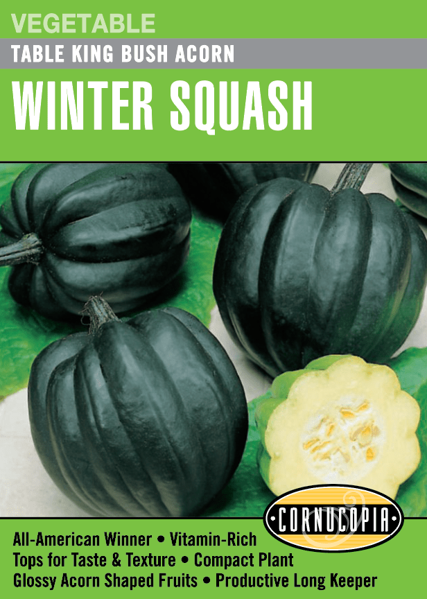 Squash Table King Acorn - Cornucopia Seeds