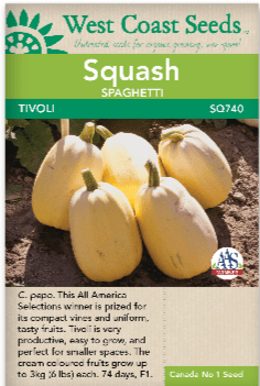 Squash Tivoli - West Coast Seeds