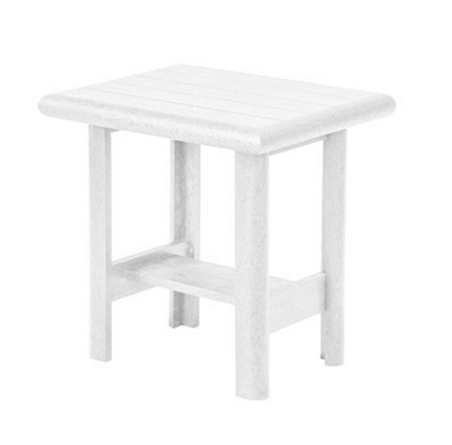 Stratford 19" End table - DST268 White-02