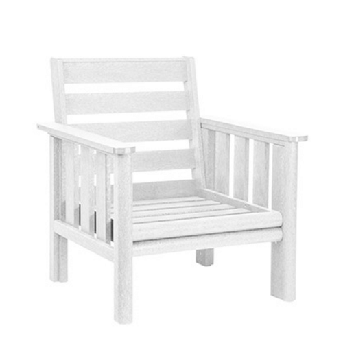 Stratford Armchair Frame - DSF261 White-02