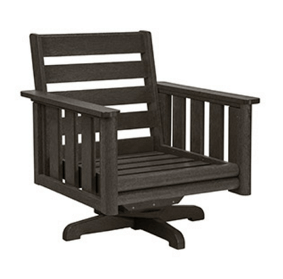 Stratford Swivel Arm Chair Frame - DSF264 Chocolate-16