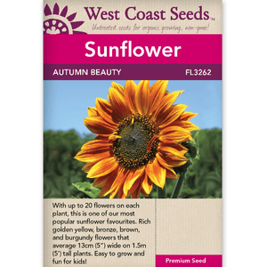 Sunflower Autumn Beauty - West Coast Seeds