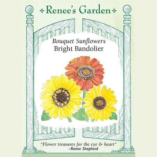 Sunflower Bright Bandolier - Renee's Garden