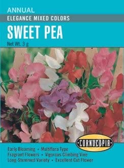 Sweet Pea Elegance Mix - Cornucopia Seeds
