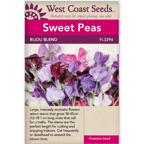 Sweet Peas Bijou Blend - West Coast Seeds