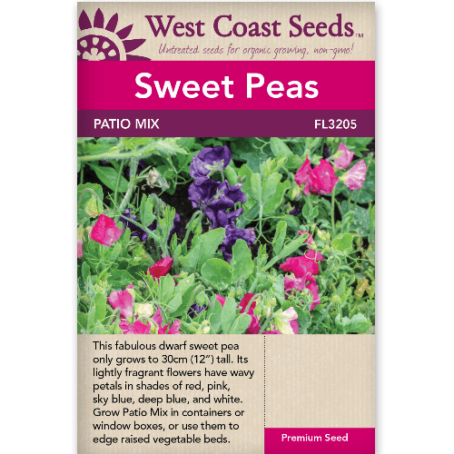 Sweet Pea Patio Mix - West Coast Seeds