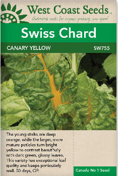 Swiss Chard Canary Yellow - West Coast Seeds