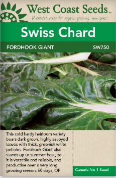 Swiss Chard Fordhook Giant - West Coast Seeds