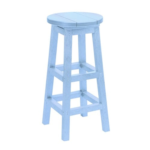 C23 SWIVEL BAR STOOL SKY BLUE 12