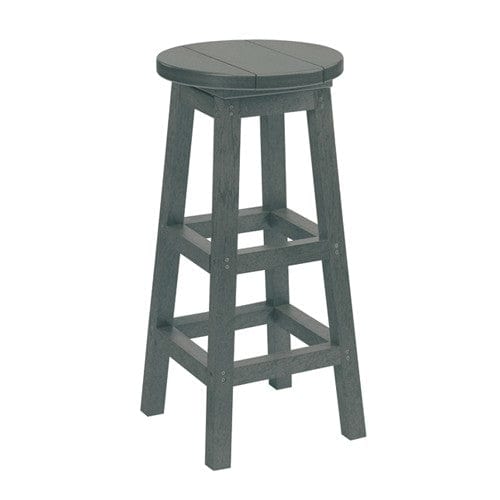 C23 SWIVEL BAR STOOL SLATE GRAY 18