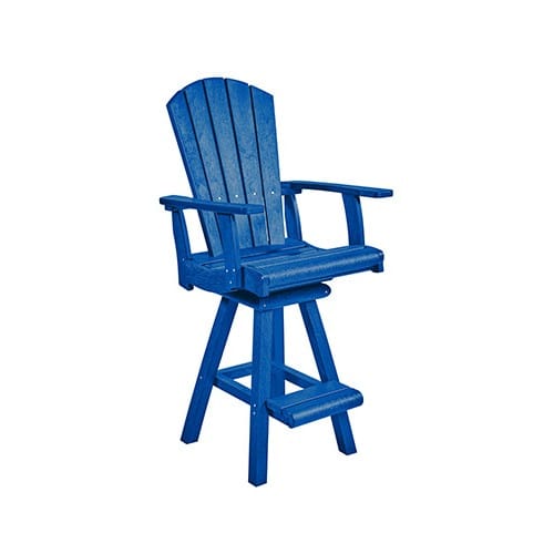 C25 SWIVEL PUB CHAIR BLUE 03