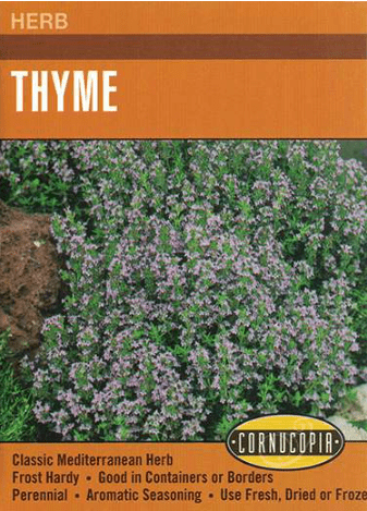 Thyme - Cornucopia Seeds