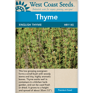 Thyme English - West Coast Seeds
