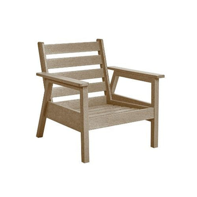 Tofino Arm Chair Frame - DSF281 Beige-07