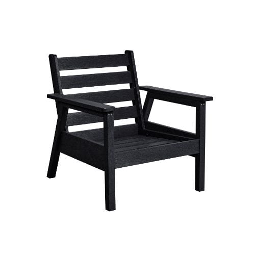 Tofino Arm Chair Frame - DSF281 Black-14