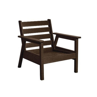 Tofino Arm Chair Frame - DSF281 Chocolate-16