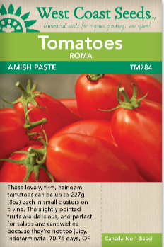 Tomato Amish Paste - West Coast Seeds