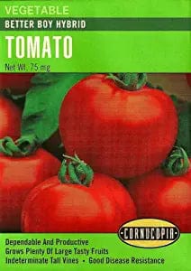 Tomato Better Boy Hybrid - Cornucopia Seeds