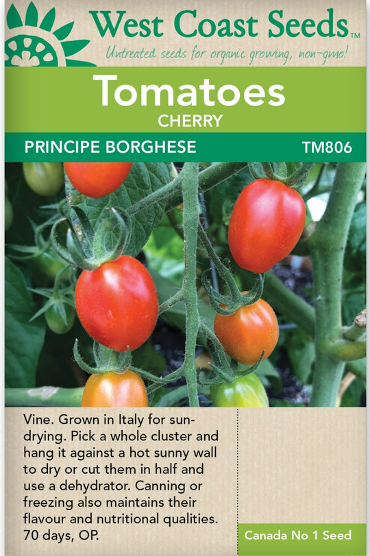 Tomato Principe Borghese - West Coast Seeds