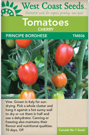 Tomato Principe Borghese - West Coast Seeds