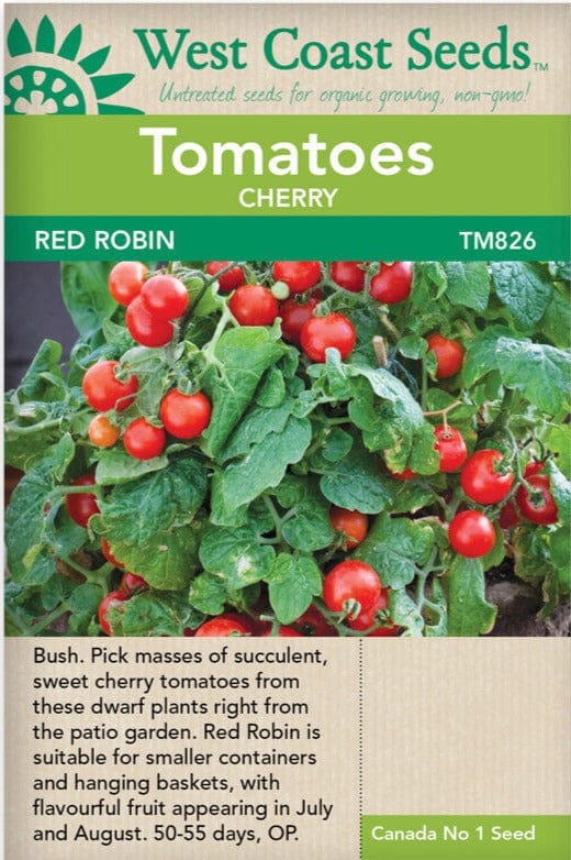 Tomato Red Robin - West Coast Seeds