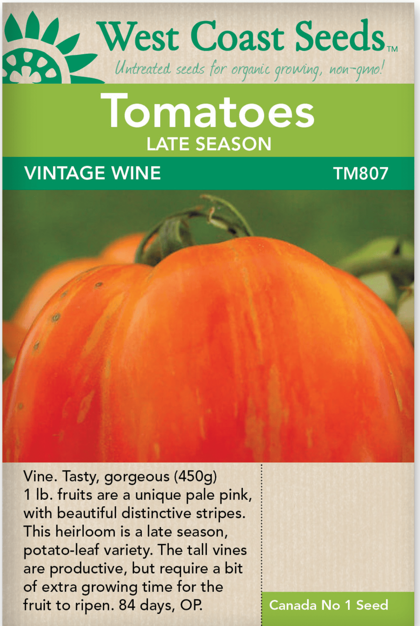 Tomato Vintage Wine - West Coast Seeds