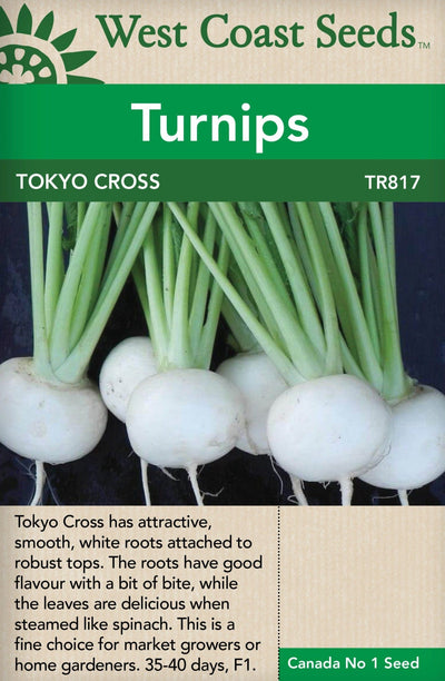 Turnip Tokyo Cross - West Coast Seeds