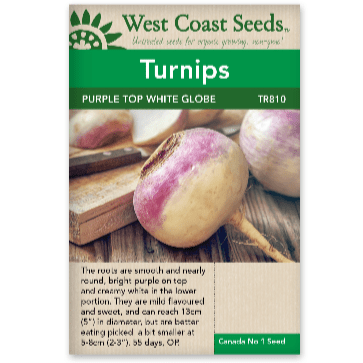 Turnips Purple Top - West Coast Seeds