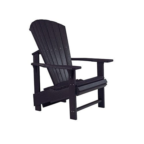 C03 UPRIGHT ADIRONDACK Black CR PLASTICS