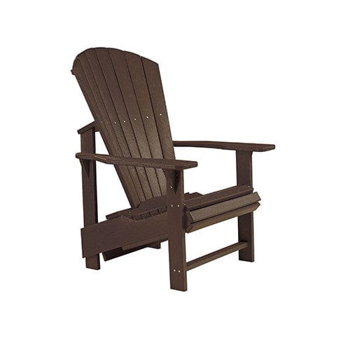 C03 UPRIGHT ADIRONDACK Chocolate Brown CR PLASTICS