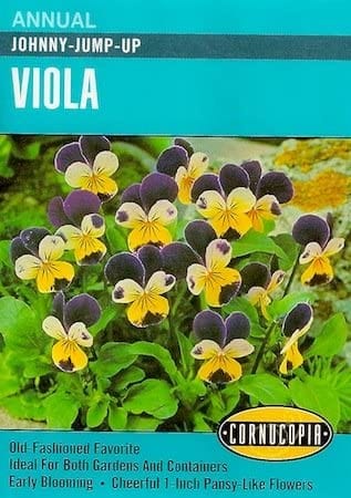 Viola Johnny Jump-Up - Cornucopia Seeds Cornucopia Seeds