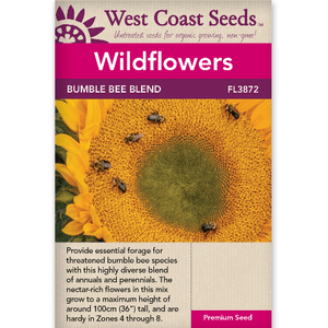 Wildflower Bumble Bee Blend - West Coast Seeds
