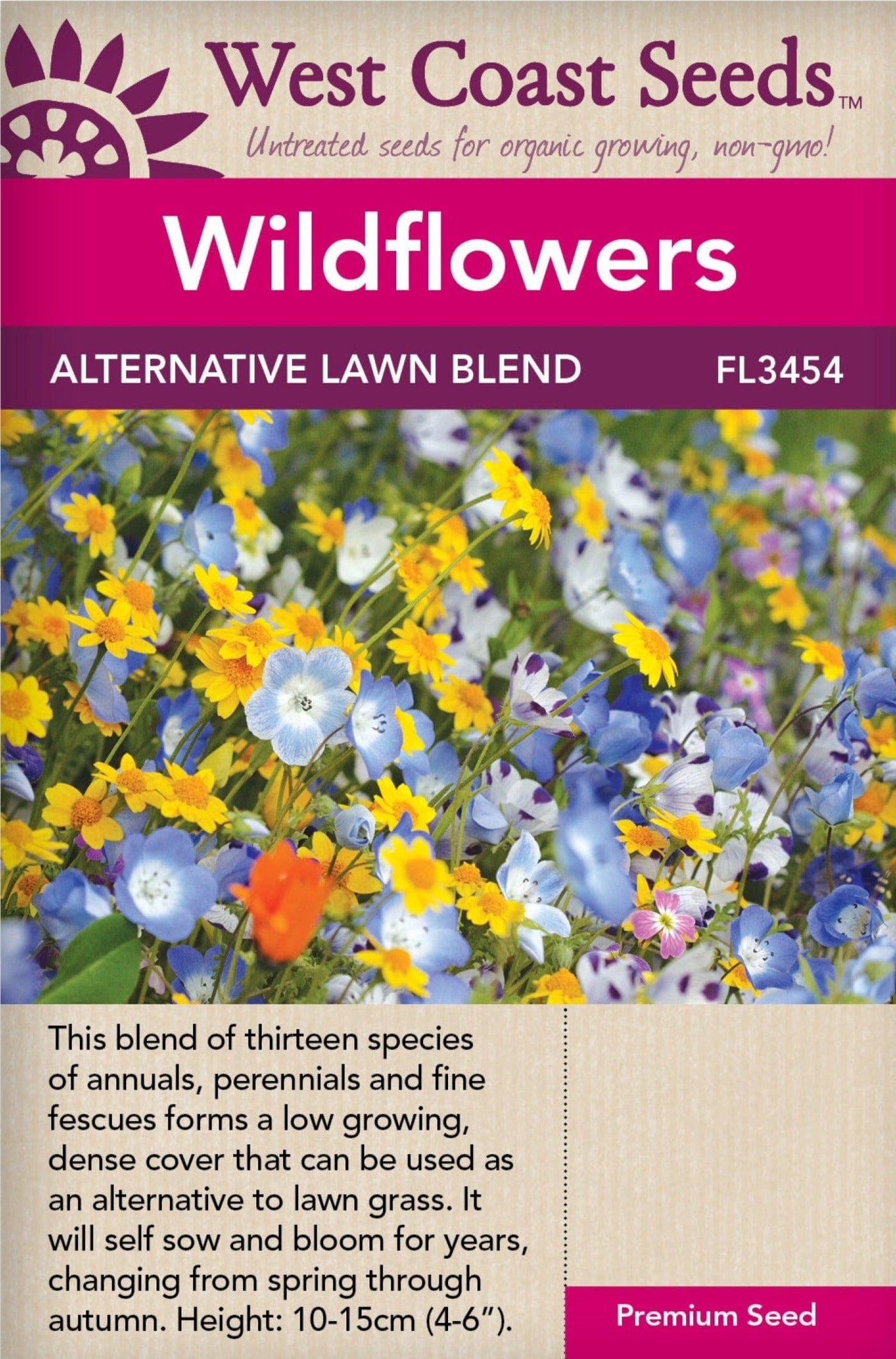 Wildflowers Lawn Alternative - West Coast Seeds