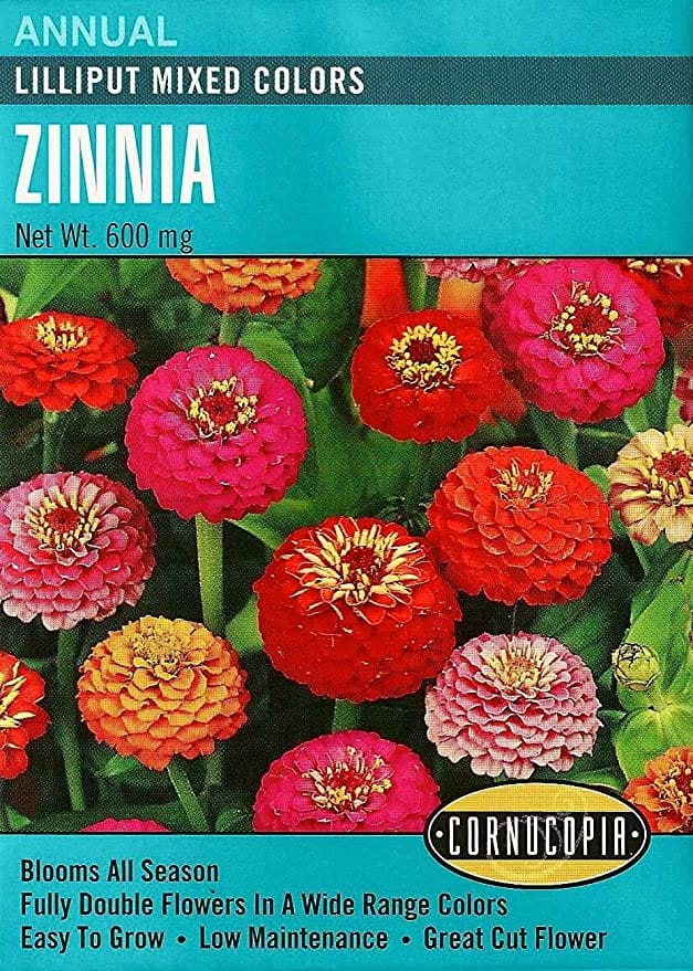 Zinnia Lilliput - Cornucopia Seeds