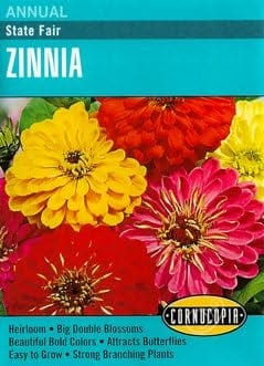 Zinnia State Fair - Cornucopia Seeds