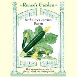 Zucchini Raven - Renee's Garden Seeds